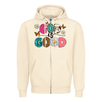 Sandshell god is good Zipper Hoodie - texasbilliewilder