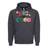 Smoke god is good Zipper Hoodie - texasbilliewilder