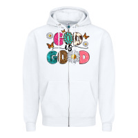 White god is good Zipper Hoodie - texasbilliewilder
