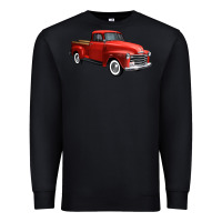Black western red truck right 34 view 1 Premium Sweatshirt - FaDigitalArtStudio
