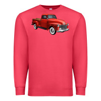 Cardinal western red truck right 34 view 1 Premium Sweatshirt - FaDigitalArtStudio