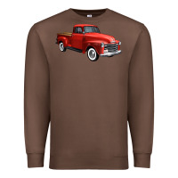 Chestnut western red truck right 34 view 1 Premium Sweatshirt - FaDigitalArtStudio