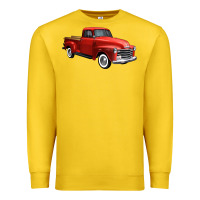 Lemon western red truck right 34 view 1 Premium Sweatshirt - FaDigitalArtStudio