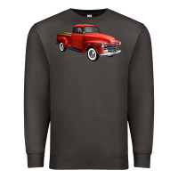 Smoke western red truck right 34 view 1 Premium Sweatshirt - FaDigitalArtStudio