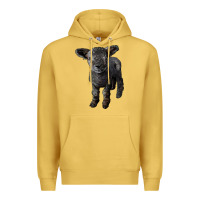Antique Gold southdown baby sheep Premium Hoodie - LillyAllenDesigns