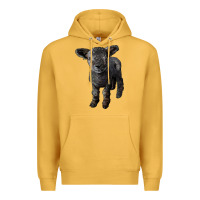 Mustard southdown baby sheep Premium Hoodie - LillyAllenDesigns
