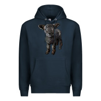 Navy southdown baby sheep Premium Hoodie - LillyAllenDesigns