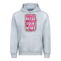 Heather Grey bless your heart Urban Hoodie - MaliasSmallBusiness