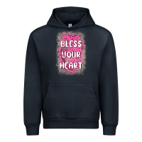 Navy bless your heart Urban Hoodie - MaliasSmallBusiness