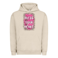 Pigment French Oak bless your heart Urban Hoodie - MaliasSmallBusiness