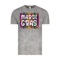 Cloud Rock mardi gras fleur de lis brush stroke Vintage Tee - Artiststas