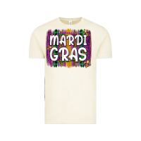 Vintage Arctic mardi gras fleur de lis brush stroke Vintage Tee - Artiststas