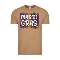 Vintage Coffee mardi gras fleur de lis brush stroke Vintage Tee - Artiststas
