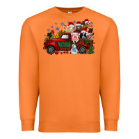 Carrot christmas farm animals truck Premium Sweatshirt - RacoonDesign