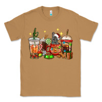 Toasted Coconut Christmas coffee cups with French Bulldog Classic Tee - RanaPortraitStore
