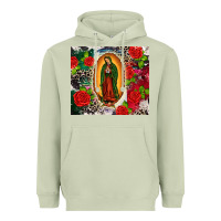 Matcha Lady of Guadalupe Heavyweight Hoodie - CTS Tumbler Store