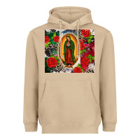 Mushroom Lady of Guadalupe Heavyweight Hoodie - CTS Tumbler Store