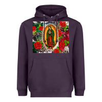 Lady Of Guadalupe Heavyweight Hoodie | Teevron