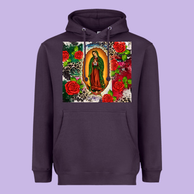 Lady Of Guadalupe Heavyweight Hoodie Designed By Cts Tumbler Store