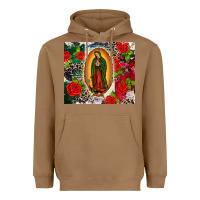 Toasted Coconut Lady of Guadalupe Heavyweight Hoodie - CTS Tumbler Store