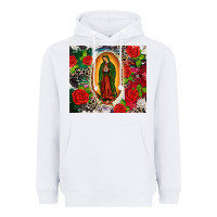 White Lady of Guadalupe Heavyweight Hoodie - CTS Tumbler Store
