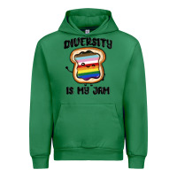Emerald diversity is my jam Urban Hoodie - MaliasSmallBusiness