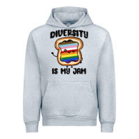 Heather Grey diversity is my jam Urban Hoodie - MaliasSmallBusiness