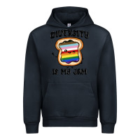 Navy diversity is my jam Urban Hoodie - MaliasSmallBusiness
