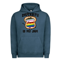 Pigment Midnight Navy diversity is my jam Urban Hoodie - MaliasSmallBusiness
