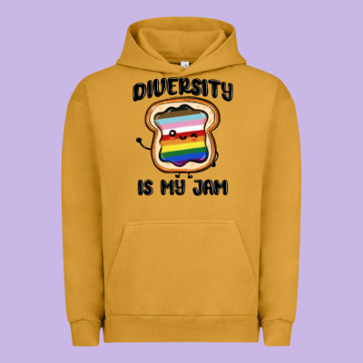 Diversity Is My Jam Urban Hoodie Designed By Maliassmallbusiness