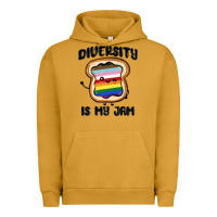 Pigment Peanut Butter diversity is my jam Urban Hoodie - MaliasSmallBusiness