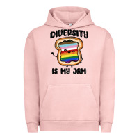 Pigment Salmon diversity is my jam Urban Hoodie - MaliasSmallBusiness