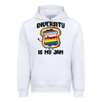 White diversity is my jam Urban Hoodie - MaliasSmallBusiness