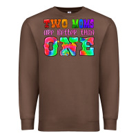 Chestnut two moms are better than one Premium Sweatshirt - HRA Design Shop