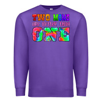 Purple two moms are better than one Premium Sweatshirt - HRA Design Shop