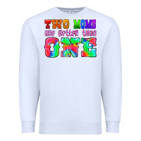 White two moms are better than one Premium Sweatshirt - HRA Design Shop