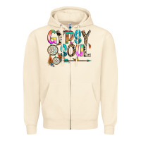 Sandshell gypsy soul Zipper Hoodie - texasbilliewilder