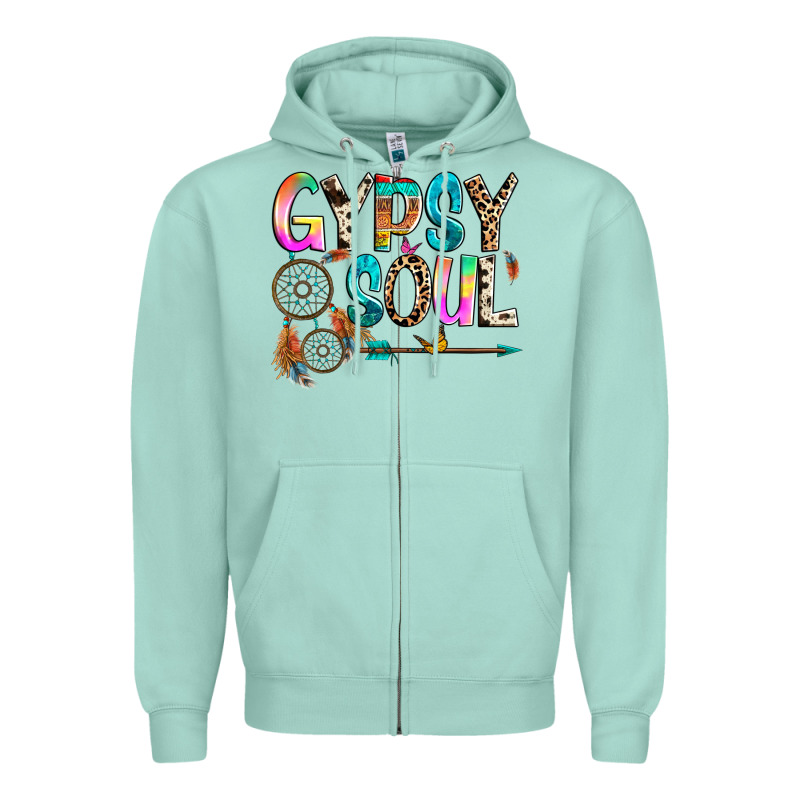 Gypsy Soul Zipper Hoodie by texasbilliewilder | Teevron