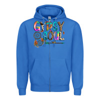 True Royal gypsy soul Zipper Hoodie - texasbilliewilder