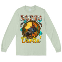 Matcha western rodeo darlin' sunset sunflowers weapon Long Sleeve Tee - BarkalooDesign
