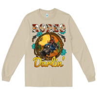 Mushroom western rodeo darlin' sunset sunflowers weapon Long Sleeve Tee - BarkalooDesign