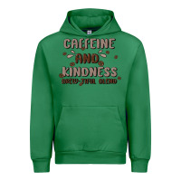 Emerald caffeine & kindness Urban Hoodie - MaliasSmallBusiness