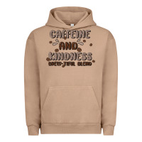 Pigment Burro caffeine & kindness Urban Hoodie - MaliasSmallBusiness