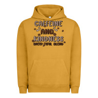 Pigment Peanut Butter caffeine & kindness Urban Hoodie - MaliasSmallBusiness