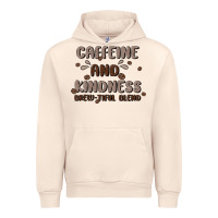 Sandshell caffeine & kindness Urban Hoodie - MaliasSmallBusiness
