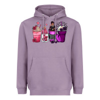 Lavender wednesday and enid coffee cups Heavyweight Hoodie - Zillion Design Studio