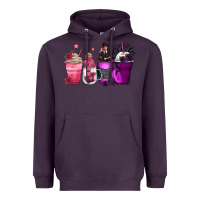 Plum wednesday and enid coffee cups Heavyweight Hoodie - Zillion Design Studio
