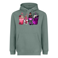 Sage wednesday and enid coffee cups Heavyweight Hoodie - Zillion Design Studio