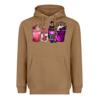 Toasted Coconut wednesday and enid coffee cups Heavyweight Hoodie - Zillion Design Studio