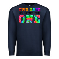 Navy two dads are better than one Premium Sweatshirt - HRA Design Shop